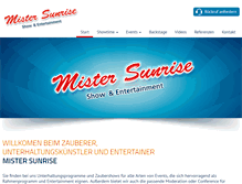 Tablet Screenshot of mister-sunrise.de